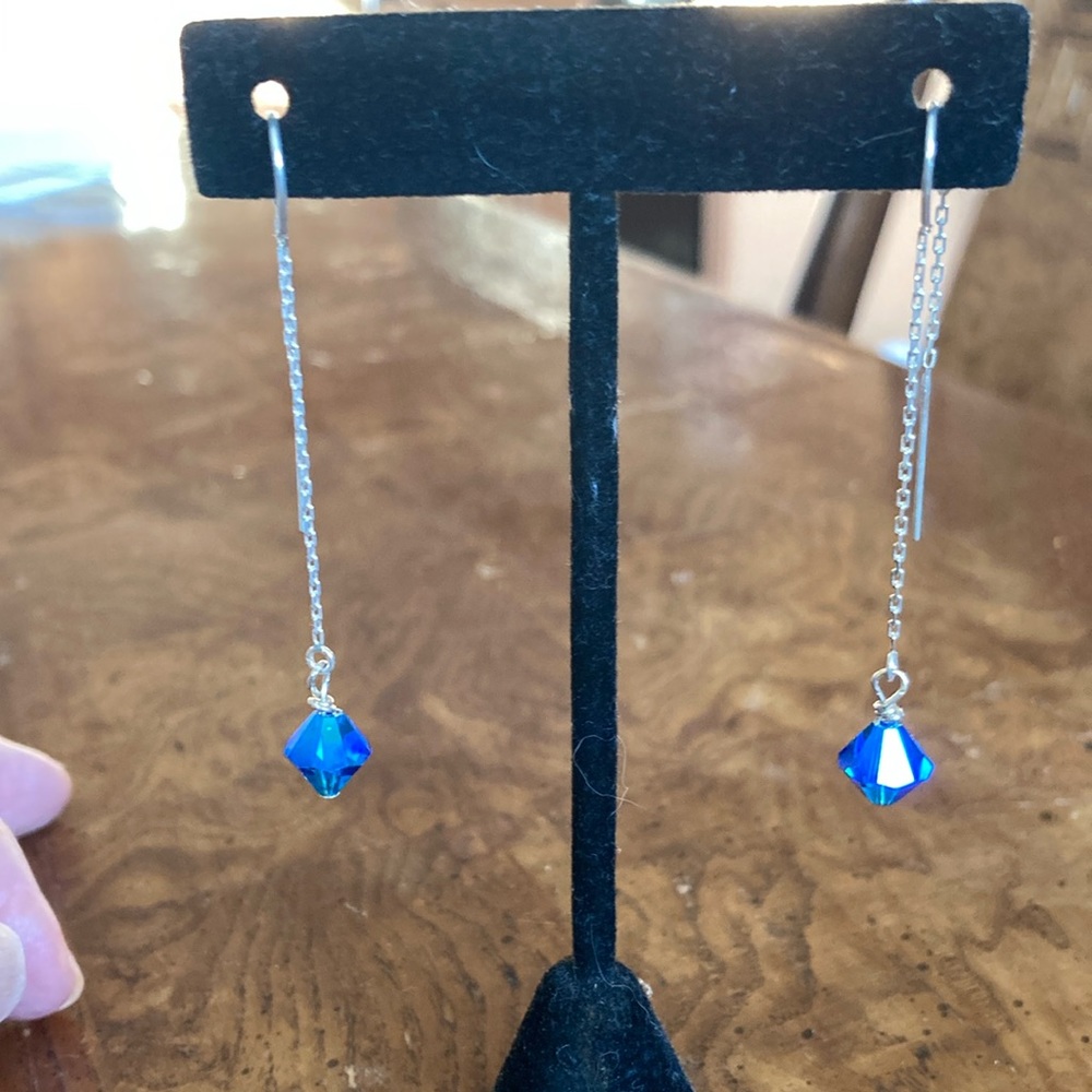Crystal drop earrings